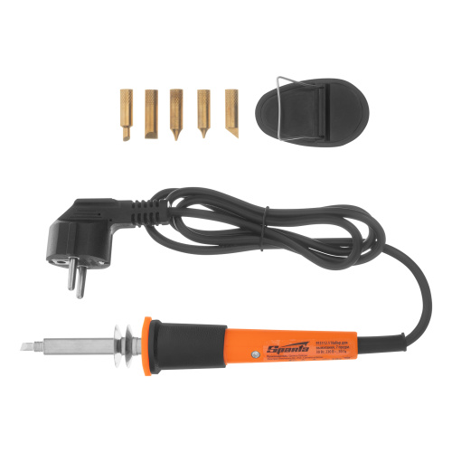 Набор для выжигания, 7 предметов: паяльник 30 Вт, подставка, жала сменные Sparta по ценам производителя в Краснодаре с доставкой по всей России