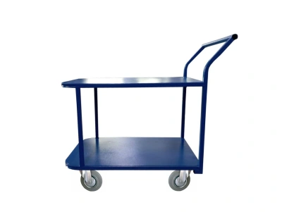 Тележка платформенная TOR ТП-2Я (600х900) 2х-ярусная (160мм) по ценам производителя в Краснодаре с доставкой по всей России