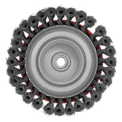 Щетка для УШМ, 150 мм, М14, "чашка", крученая проволока 0.35 мм Matrix по ценам производителя в Краснодаре с доставкой по всей России