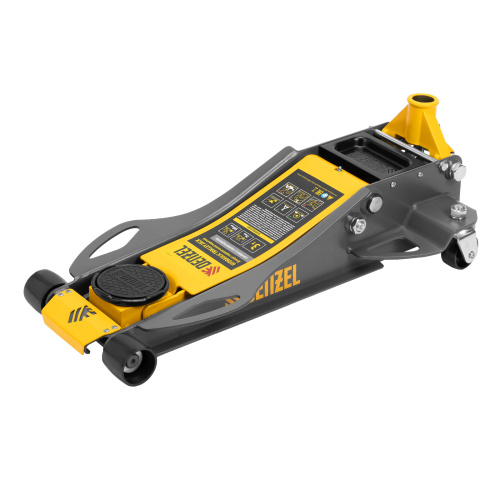 Домкрат гидравлический подкатной, 3 т, 75-500 мм, быстрый подъем, низкий подхват, проф. Denzel по ценам производителя в Краснодаре с доставкой по всей России