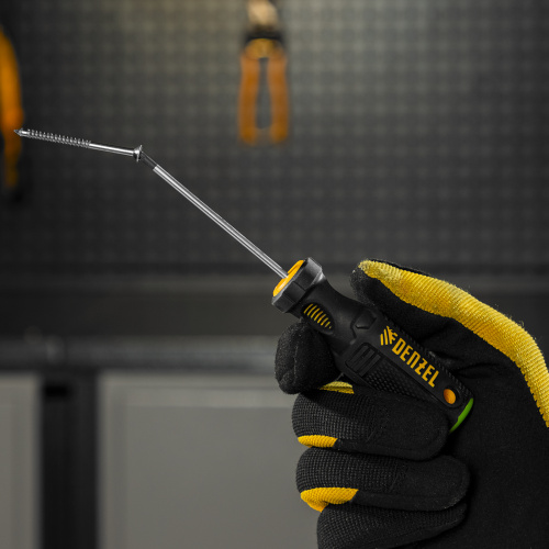 Отвертка PZ0x75 мм, CrV, трехкомпонентная рукоятка Denzel по ценам производителя в Краснодаре с доставкой по всей России