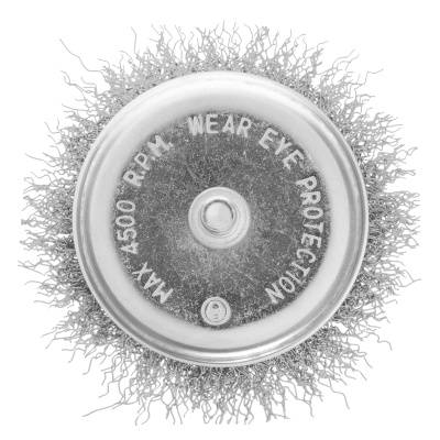 Щетка для дрели, 75 мм, "чашка" со шпилькой, витая проволока Сибртех по ценам производителя в Краснодаре с доставкой по всей России