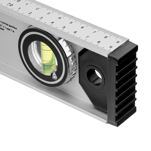 Уровень алюминиевый "Рельс", 800 мм, 3 глазка (1 поворотный) Matrix по ценам производителя в Краснодаре с доставкой по всей России