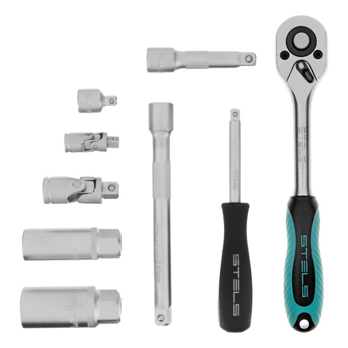 Набор торцевых головок с трещоткой, 1/4"и 3/8", 44 предмета Stels по ценам производителя в Краснодаре с доставкой по всей России