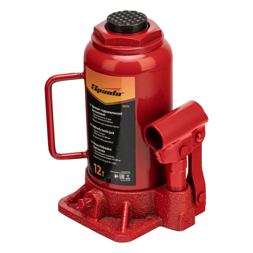 Домкрат гидравлический бутылочный, 12 т, h подъема 210-400 мм Sparta по ценам производителя в Краснодаре с доставкой по всей России