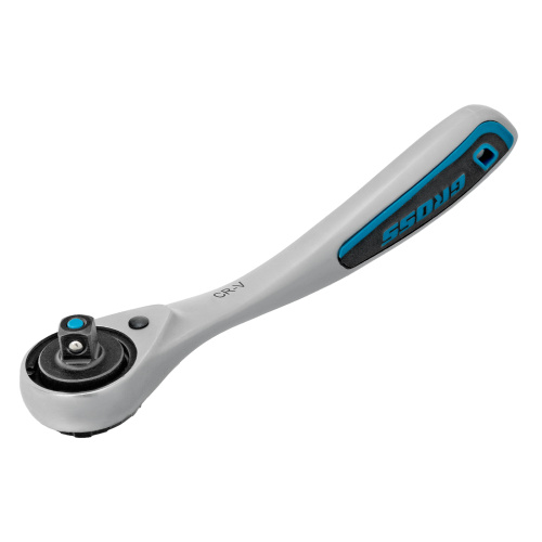 Набор торцевых головок, трещотка 120 зубьев, 1/4", CrV, 12 предметов Gross по ценам производителя в Краснодаре с доставкой по всей России