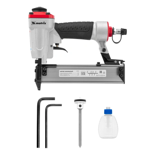 Нейлер финишный, шпилькозабивной пистолет, пневматический, гвоздь 23GA D 0.64 мм  длина 10-30 мм Matrix по ценам производителя в Краснодаре с доставкой по всей России