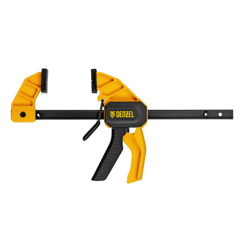Струбцина F-образная, быстрозажимная, 150 х 55 мм, усиленный нейлоновый корпус Denzel по ценам производителя в Краснодаре с доставкой по всей России
