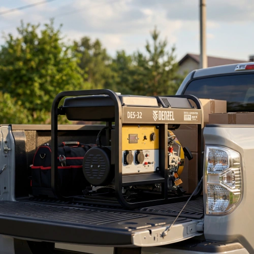 Генератор дизельный DES-32, 3,2 кВт, 230 В, 11 л, ручной стартер Denzel по ценам производителя в Краснодаре с доставкой по всей России