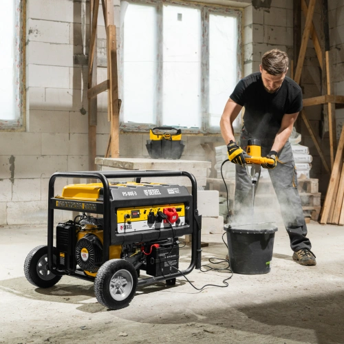 Генератор бензиновый PS 80 E-3, 6.6 кВт, 400 В, 25 л, электростартер Denzel по ценам производителя в Краснодаре с доставкой по всей России