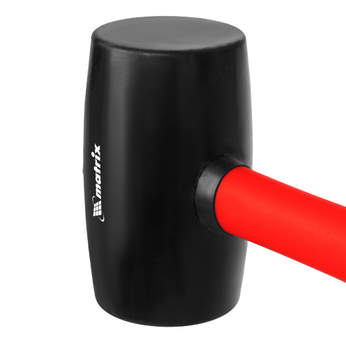 Киянка резиновая, 680 г, черная резина, фибергласовая рукоятка Matrix по ценам производителя в Краснодаре с доставкой по всей России