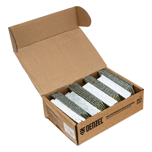 Гвозди для пнев. нейлера (оцинк.) длина - 90 мм, диам. - 3,05 мм, 2000 шт. Denzel по ценам производителя в Краснодаре с доставкой по всей России