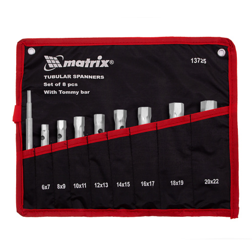 Набор ключей трубчатых торцевых 9 предметов Matrix по ценам производителя в Краснодаре с доставкой по всей России
