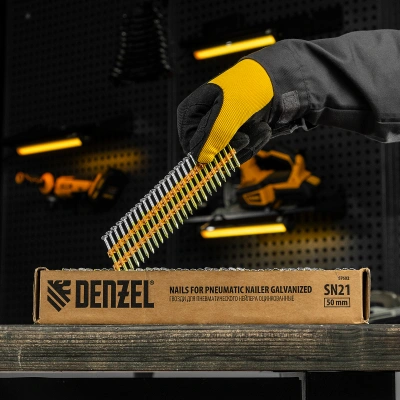 Гвозди для пнев. нейлера (оцинк.) длина - 50 мм, диам. - 2,9 мм, 2000 шт. Denzel по ценам производителя в Краснодаре с доставкой по всей России