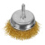 Щетка для дрели, 75 мм, "чашка" со шпилькой, латунированная витая проволока Matrix по ценам производителя в Краснодаре с доставкой по всей России Щетка для дрели, 75 мм, "чашка" со шпилькой, латунированная витая проволока Matrix по ценам производителя в Краснодаре с доставкой по всей России