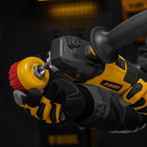 Щетка для УШМ, 75 мм, Чашка, нейлоновая щетина, М14 Denzel по ценам производителя в Краснодаре с доставкой по всей России