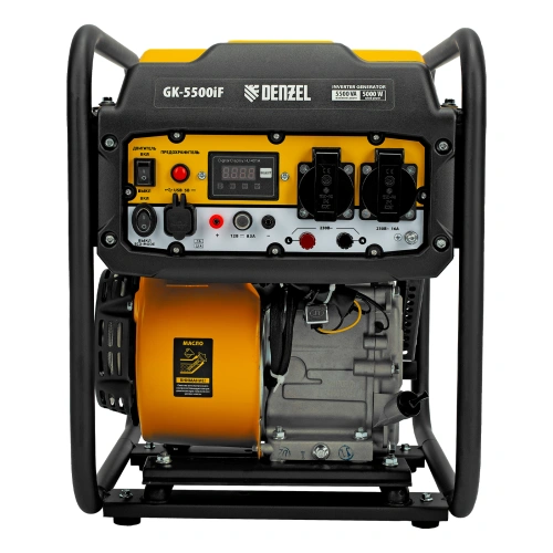 Генератор инверторный GK-5500iF, 5,5 кВт, 230 В, ручной старт DENZEL по ценам производителя в Краснодаре с доставкой по всей России