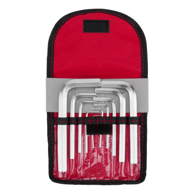 Набор ключей имбусовых HEX, 1.5-12 мм, CrV, 10 шт, короткие, сатин, чехол Matrix по ценам производителя в Краснодаре с доставкой по всей России