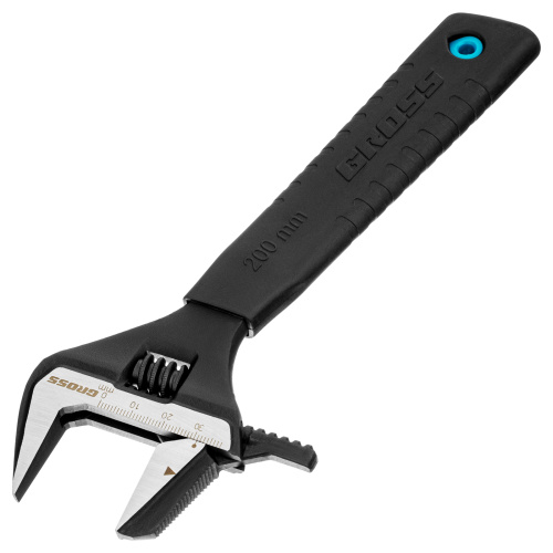 Ключ разводной, переставная губка, 200 мм, CRV GROSS по ценам производителя в Краснодаре с доставкой по всей России