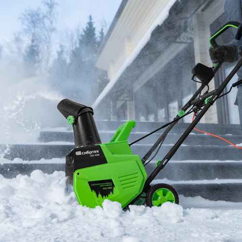 Снегоуборочная машина электрическая ЭСБ-2000, 2 кВт Сибртех по ценам производителя в Краснодаре с доставкой по всей России