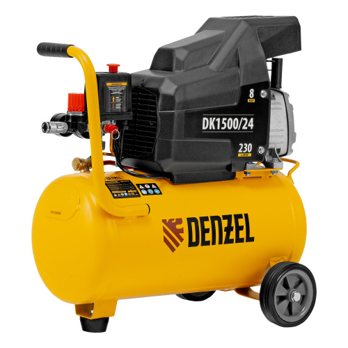 Компрессор воздушный DK1500/24, Х-PRO 1.5 кВт, 230 л/мин, 24 л Denzel по ценам производителя в Краснодаре с доставкой по всей России