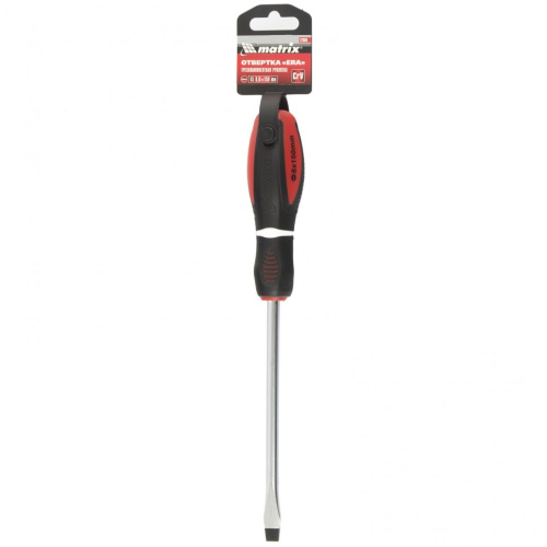 Отвертка "Era", SL8 х 150 мм, CrV, трехкомпонентная рукоятка Matrix по ценам производителя в Краснодаре с доставкой по всей России