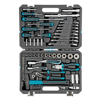 Набор инструментов, 1/4", 1/2", CrV, 120 зубьев, 76 предметов Gross по ценам производителя в Краснодаре с доставкой по всей России