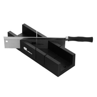 Стусло пластиковое 300х60 мм, пила 250 мм Сибртех по ценам производителя в Краснодаре с доставкой по всей России