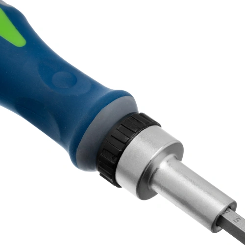 Отвертка реверсивная с набором бит и торцевых головок, 25 шт, CrV, чехол Сибртех по ценам производителя в Краснодаре с доставкой по всей России