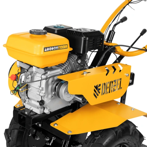 Мотоблок DPT-270, 7 л.с, ременное сцепление, ширина 85 см, глубина 35 см, фрез 3 х 4, ШОМ, передачи 2В/1Н Denzel по ценам производителя в Краснодаре с доставкой по всей России
