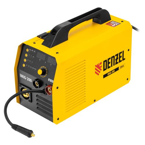 Аппарат инвертор. полуавтомат. cварки IMIG-200, 200 А, ПВ 60%, катушка 5 кг Denzel по ценам производителя в Краснодаре с доставкой по всей России
