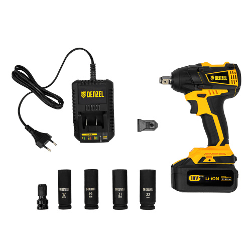 Гайковерт ударный аккумуляторный бесщет CIW-IB-300, Li-ion, 18В, 300Нм Denzel по ценам производителя в Краснодаре с доставкой по всей России