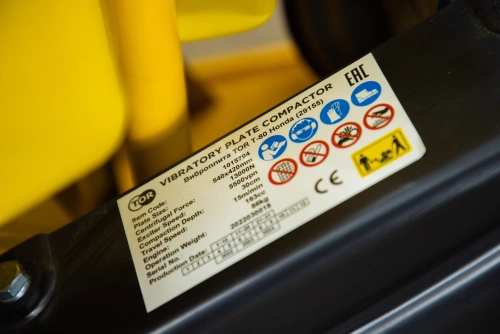 Виброплита 85 кг, 13кН (Honda) бак, коврик, колесный комплект TOR T-80 по ценам производителя в Краснодаре с доставкой по всей России