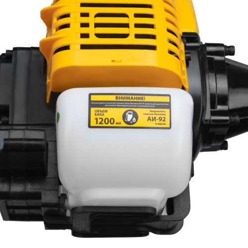 Триммер бензиновый DT-52E, 52 см3, неразъемная штанга, электростартер, состоит из 2 частей Denzel по ценам производителя в Краснодаре с доставкой по всей России