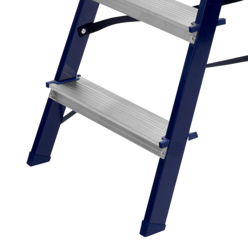 Стремянка двусторонняя 4 ступени, стальная, Сибртех по ценам производителя в Краснодаре с доставкой по всей России