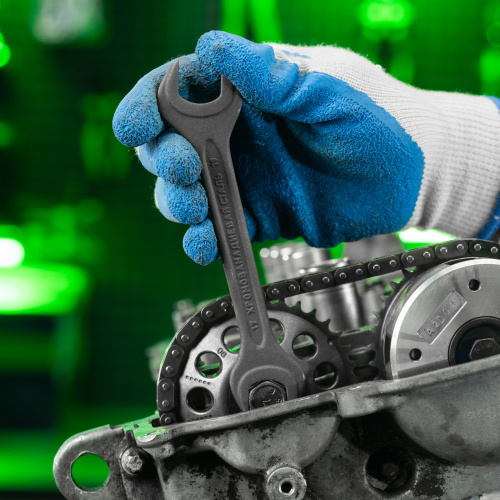 Набор ключей рожковых, 6 - 24 мм, 8 шт., CrV, фосфатированные Сибртех по ценам производителя в Краснодаре с доставкой по всей России