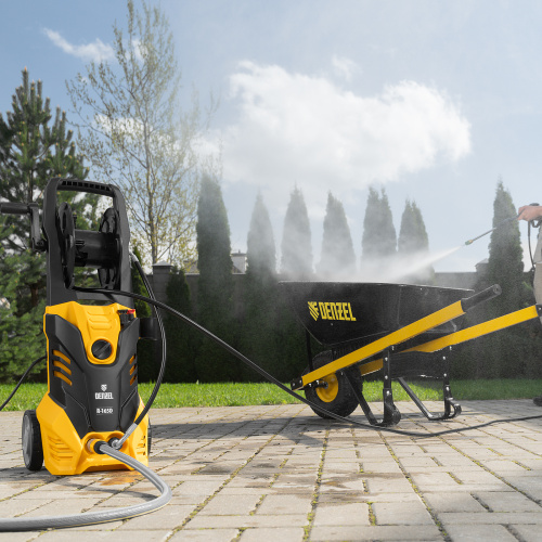 Моечная машина высокого давления R-165D, 2200 Вт, 165 бар, 7 л/мин, с барабаном Denzel по ценам производителя в Краснодаре с доставкой по всей России