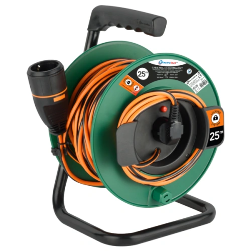 Кабель удлинитель на барабане ELECTRALOCK 3x1 (25 метров, 16A, оранжевый) по ценам производителя в Краснодаре с доставкой по всей России