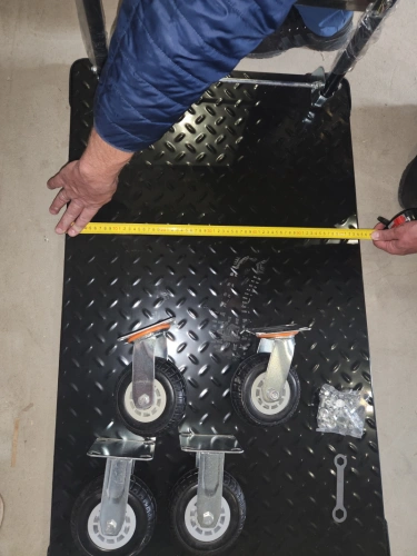 Тележка платформенная 950 кг TOR PH950 (1100х650) со складной ручкой (резиновые колеса 150 мм) по ценам производителя в Краснодаре с доставкой по всей России