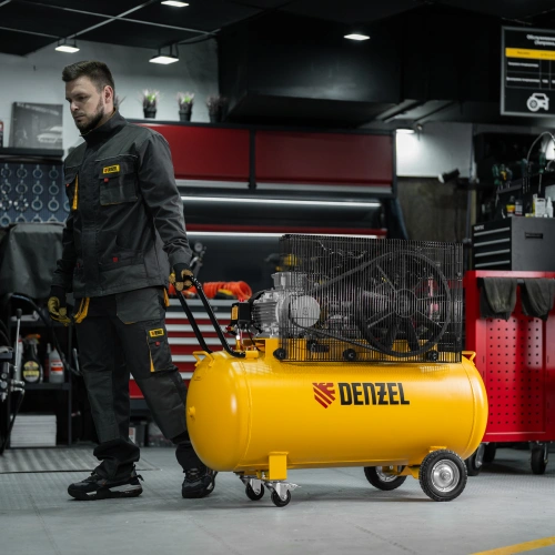 Компрессор воздушный рем. привод BCV 4000-T/200, 4,0 кВт, 200 литров, 690 л/мин Denzel по ценам производителя в Краснодаре с доставкой по всей России