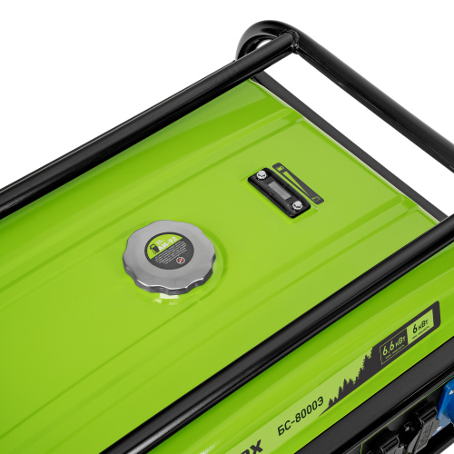 Генератор бензиновый БС-8000Э, 6,6 кВт, 230В, четырехтактный, 25 л, электростартер Сибртех по ценам производителя в Краснодаре с доставкой по всей России