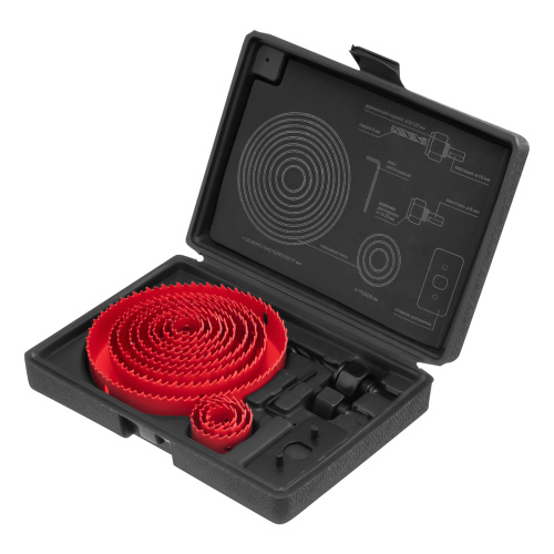 Набор кольцевых пил по дереву, 19-127 мм, 12 предметов Matrix по ценам производителя в Краснодаре с доставкой по всей России