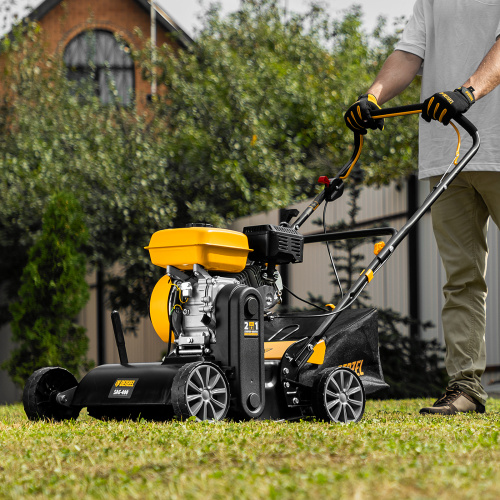 Скарификатор-аэратор бензиновый SAG-400, 212 см3, -15/+10 мм, 40 см Denzel по ценам производителя в Краснодаре с доставкой по всей России