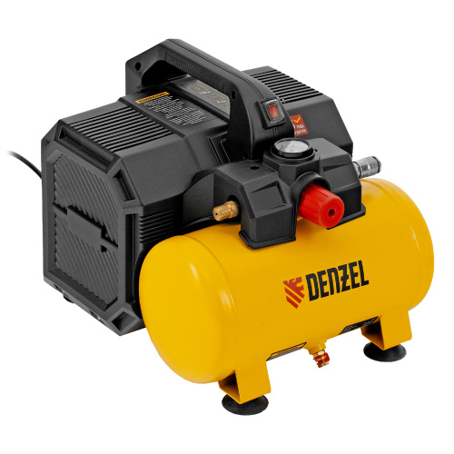 Компрессор  DLS750/6 безмасляный малошумный 750 Вт, 140 л/мин,ресивер 6 л Denzel по ценам производителя в Краснодаре с доставкой по всей России