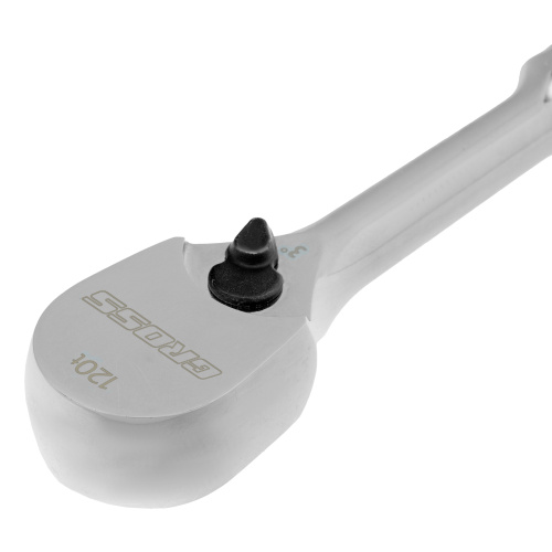 Ключ-трещотка 1/4", CrV, 120 зубьев, цельнометаллический, хром Gross по ценам производителя в Краснодаре с доставкой по всей России