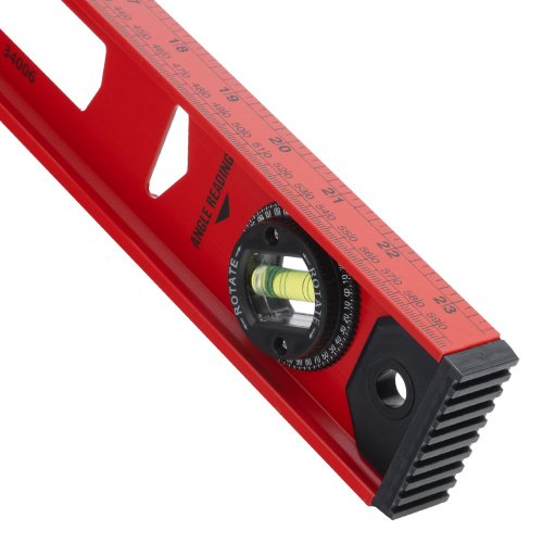 Уровень алюминиевый "Рельс", 600 мм, 3 глазка, усиленный Matrix по ценам производителя в Краснодаре с доставкой по всей России