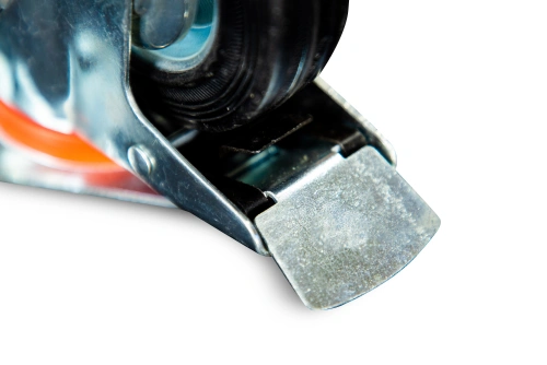 Колесо поворотное резина SCb 93 75 мм с тормозом (Y) по ценам производителя в Краснодаре с доставкой по всей России