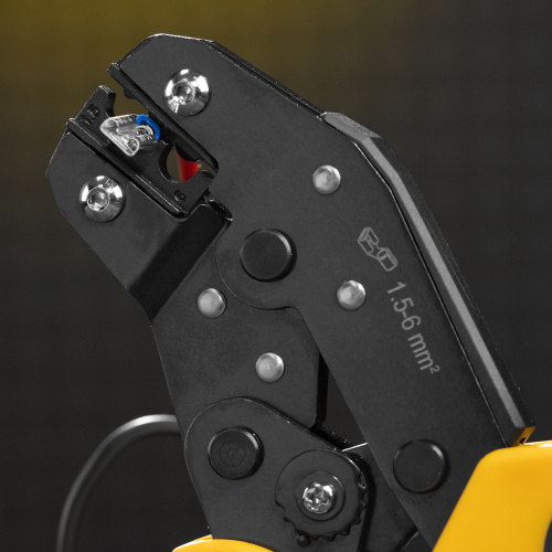 Клещи для обжима неизолированных наконечников НК и НВ, разъемов РП, 1,5 - 6 мм2 Denzel по ценам производителя в Краснодаре с доставкой по всей России