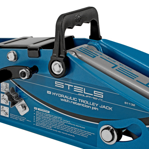 Домкрат гидравлический подкатной с фиксатором, 2.5 т, Safety Pin, 140-385 мм, в кейсе Stels по ценам производителя в Краснодаре с доставкой по всей России
