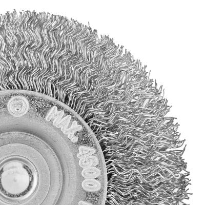 Щетка для дрели, 60 мм, плоская со шпилькой, витая проволока Сибртех по ценам производителя в Краснодаре с доставкой по всей России